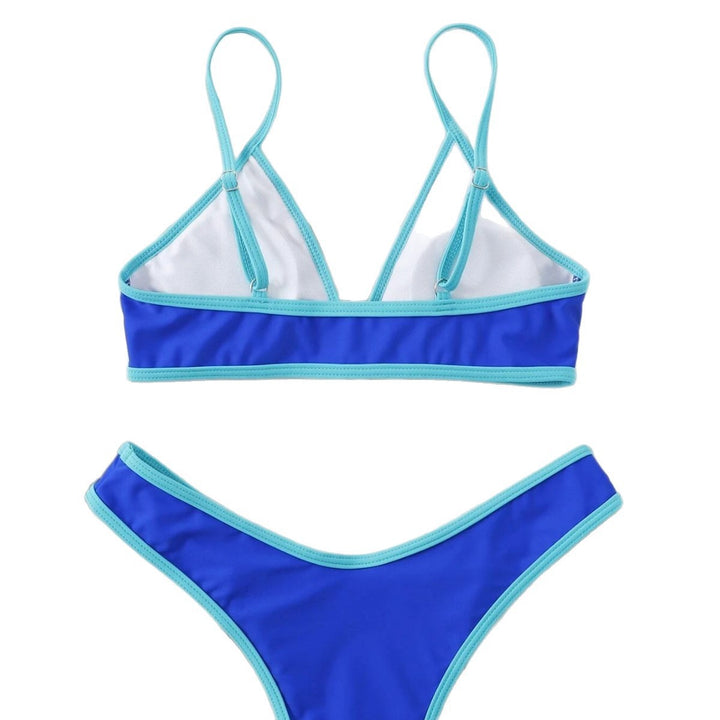 Damen Triangel-Bikini mit kontrastierenden Details Echo Archiv