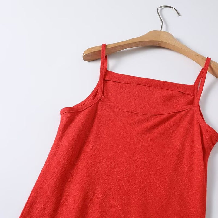 Damen Maxi-Kleid mit verstellbaren Spaghetti-Trägern und schmeichelndem Schnitt Echo Archiv