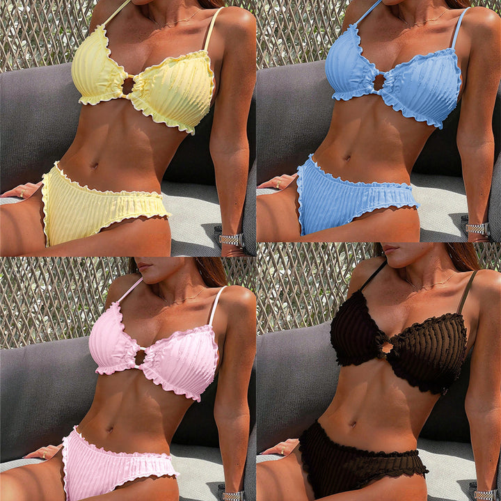 Damen Rüschen-Bikini-Set mit stylishen Details Echo Archiv