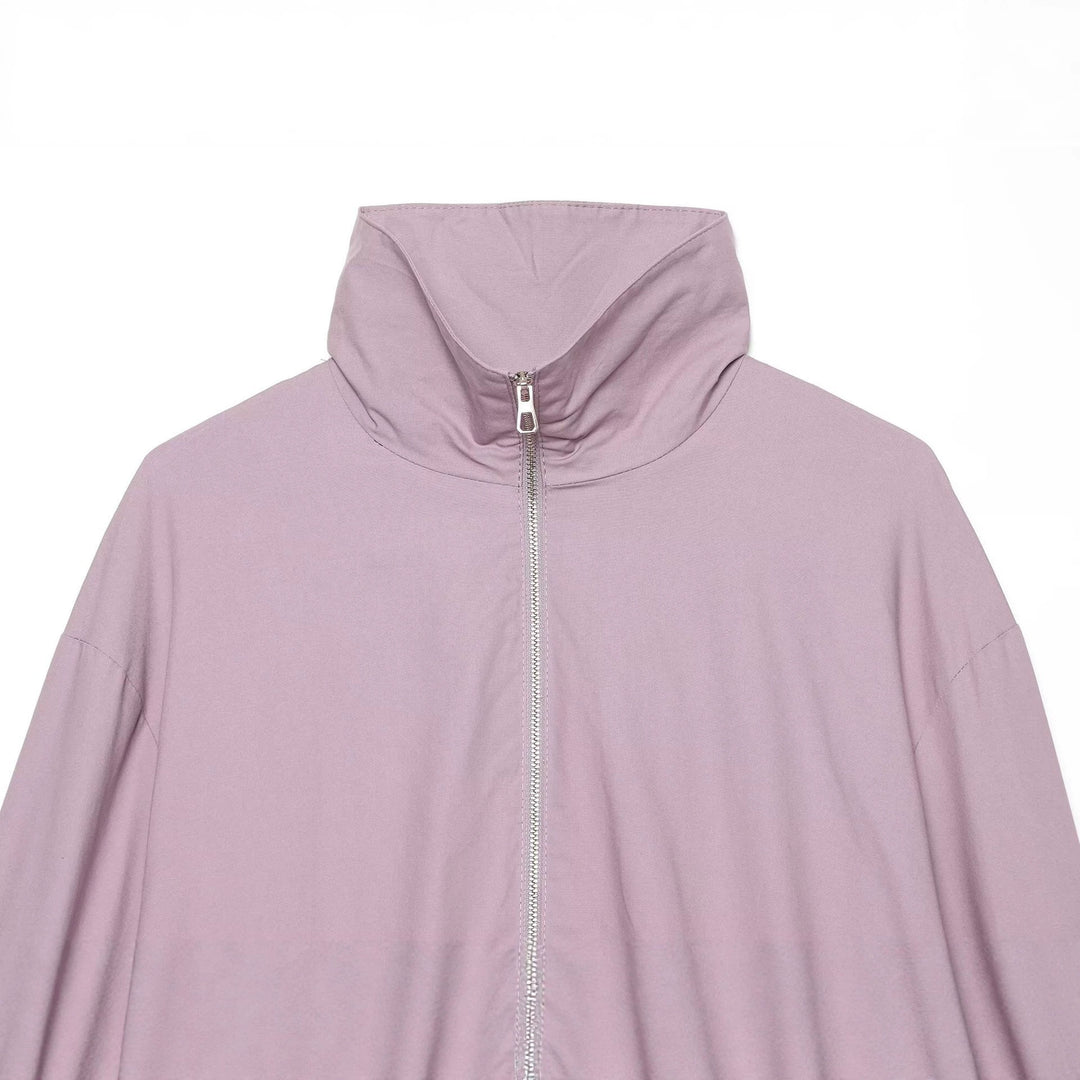 Damen Leichter Cropped Blouson mit hohem Stehkragen und elastischem Saum Echo Archiv
