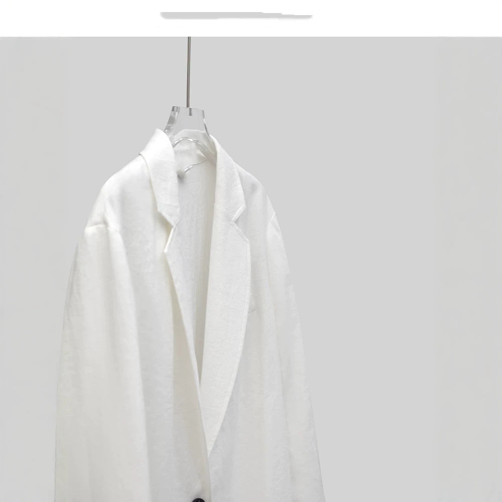 Damen Eleganter und lässiger Leinenblazer Echoarchiv