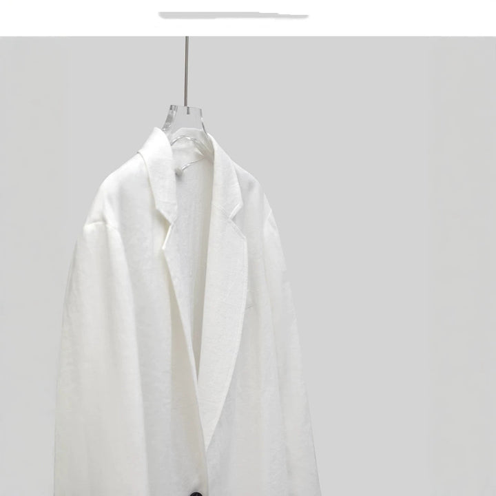 Damen Eleganter und lässiger Leinenblazer Echoarchiv