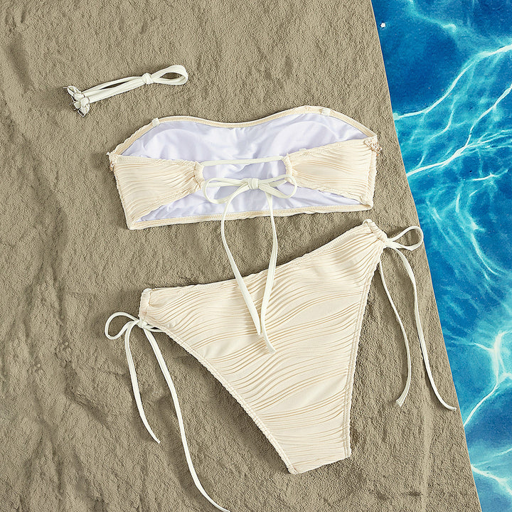 Damen Bandeau-Bikini mit Muschelverzierung Echo Archiv
