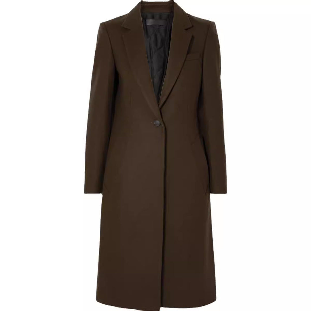 Damen Langmantel im schlanken Tailoring mit schmaler Silhouette Echoarchiv