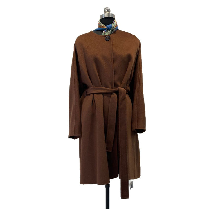 Damen Eleganter Gurtmantel Echoarchiv