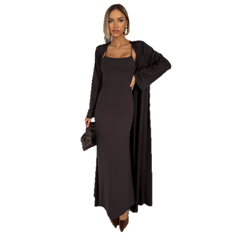 Damen Langes Maxikleid mit umschmeichelndem Schnitt Echo Archiv