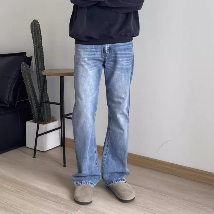 Herren Modische Bootcut Jeans Echoarchiv