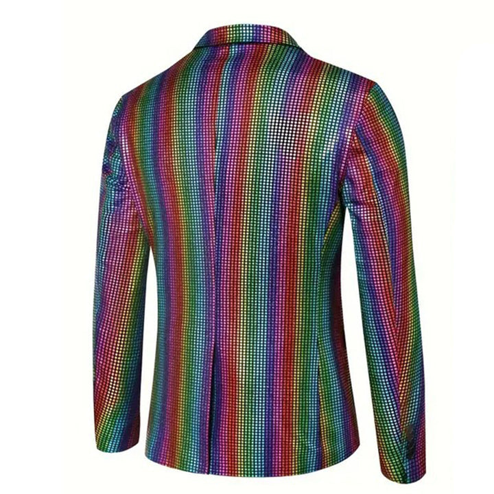 Herren glamouröser Paillettenblazer im eleganten Design Echoarchiv