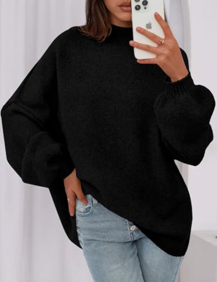 Damen Weicher Oversized Pullover Echo Archiv