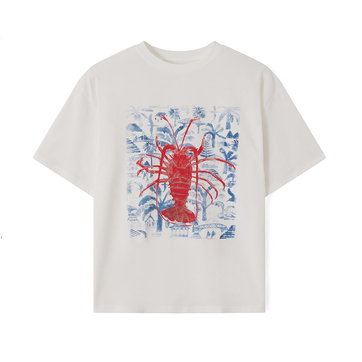 Damen T-Shirt mit künstlerischem Motiv im Vintage-Stil Echo Archiv