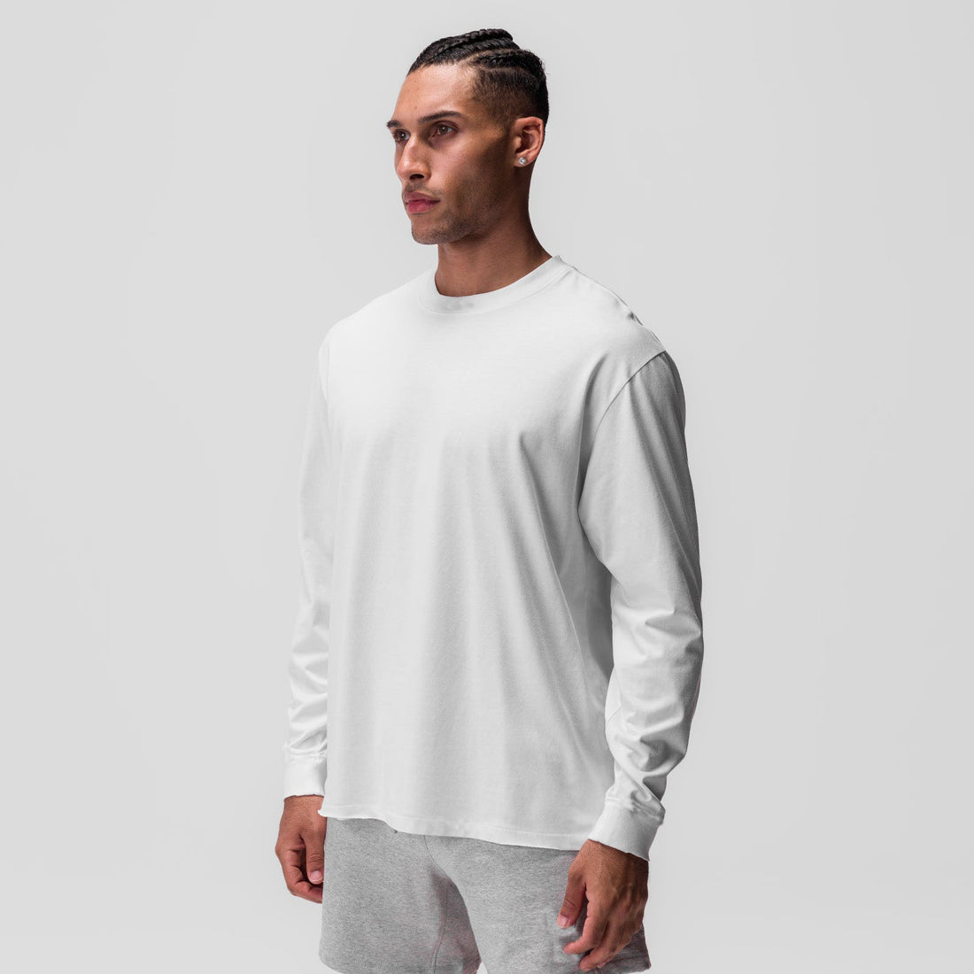 Herren lässiges Langarmshirt mit sanfter Haptik – Marzano