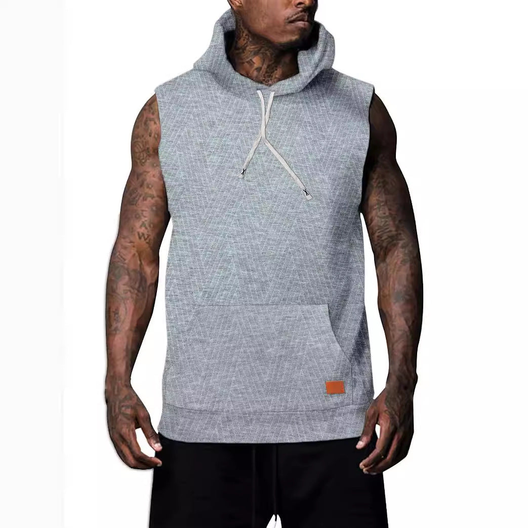 Herren ärmelloses Hoodie Echoarchiv