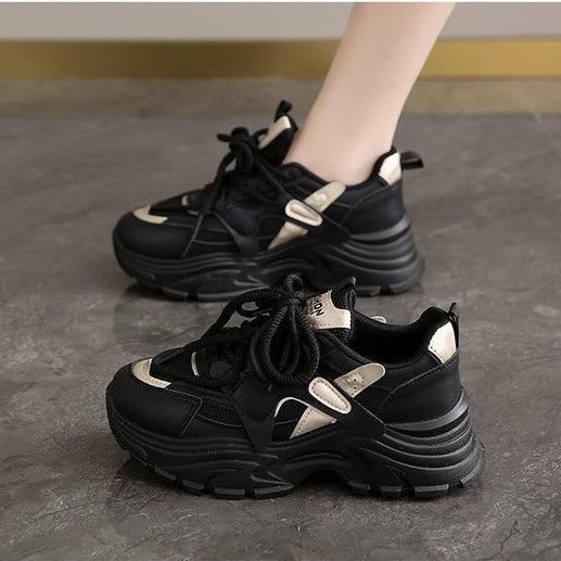 Damen Chunky Sneakers mit atmungsaktiven Mesh-Einsätzen und komfortabler Dämpfung Echo Archiv
