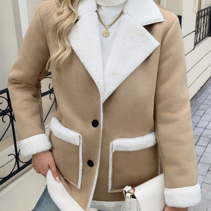 Damen Modische und gemütliche Fleecejacke – Célinea