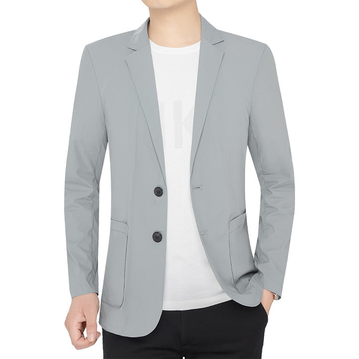 Herren Blazerjacke Slim Fit aus innovativem Echoarchiv-Gewebe