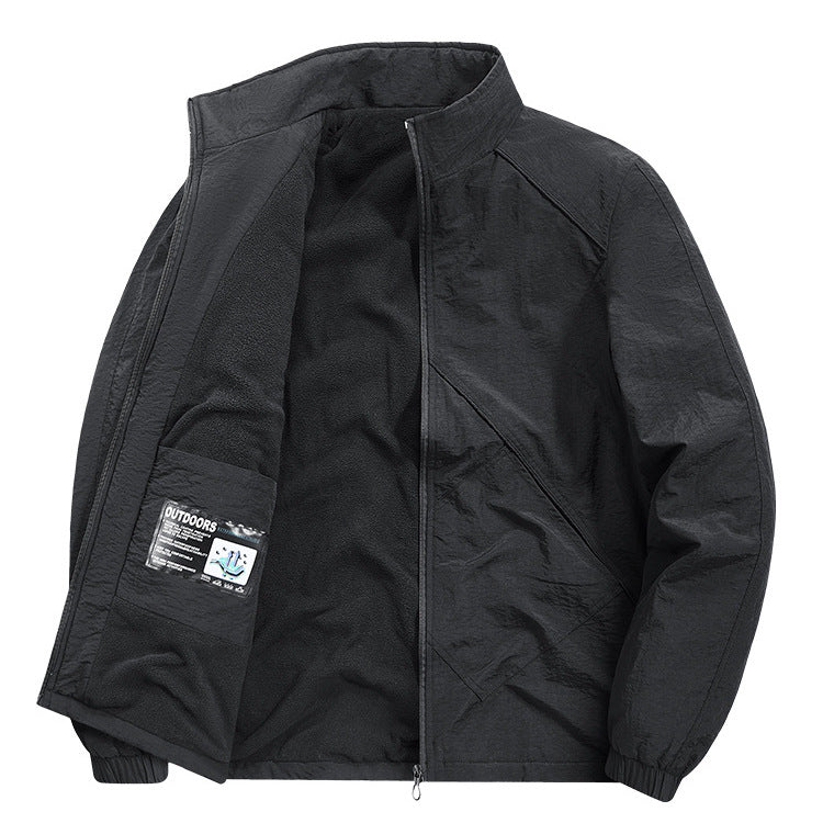 Herren Leichte Übergangsjacke mit Fleece-Futter Echo Archiv