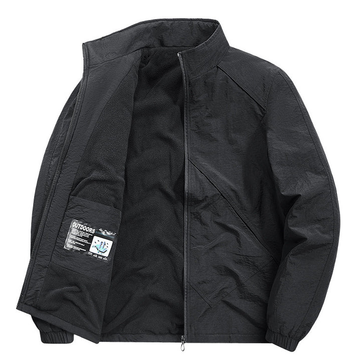 Herren Leichte Übergangsjacke mit Fleece-Futter Echo Archiv