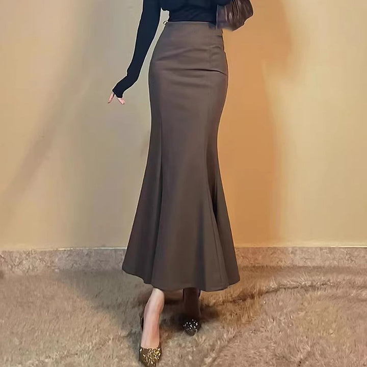 Damen Eleganter Maxirock mit elegantem Schwingdesign Echoarchiv