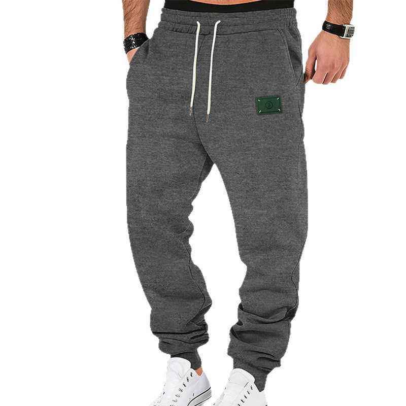 Herren Slim-Fit Sweat-Jogger mit elastischem Bund, Tunnelzug und gerippten Bündchen – Sorevano