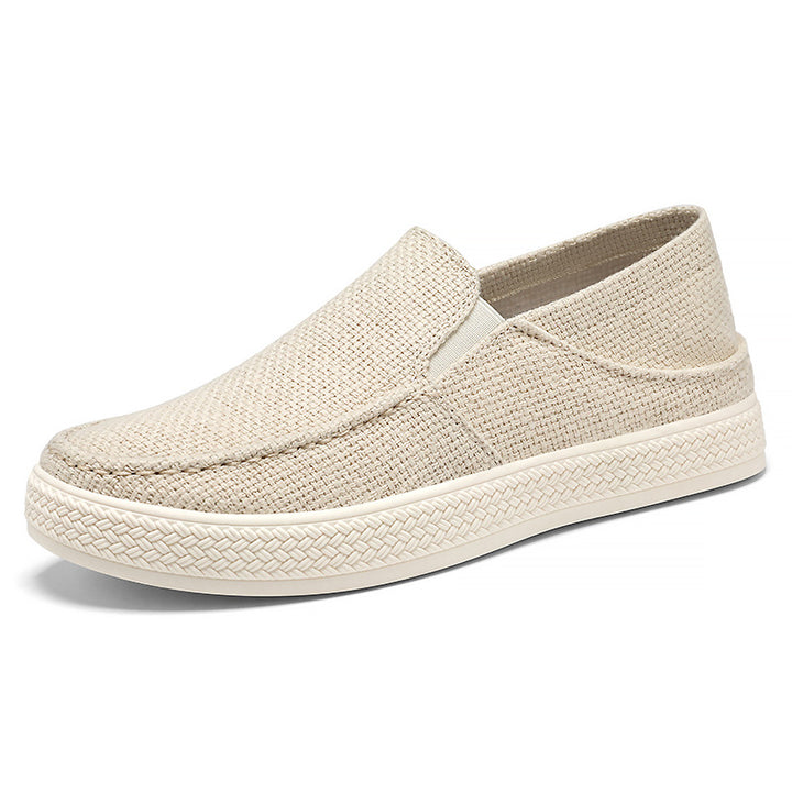 Damen nan gestrickter Slip-On-Freizeitschuh mit elastischem Einstieg und strukturierter Plateausohle Echo Archiv