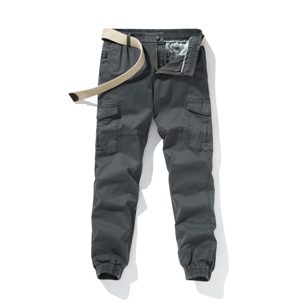 Herren Cargo-Hose mit elastischem Bund und verstellbarem Gurt Echoarchiv