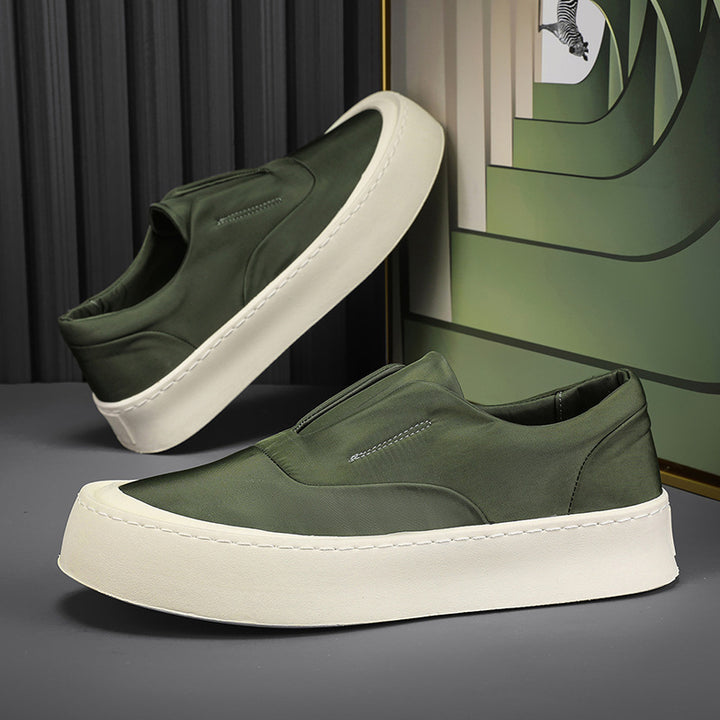 Damen Plateauslipper-Sneaker mit elastischer Schlupfpassform und dicker Gummi-Plateausohle Echoarchiv