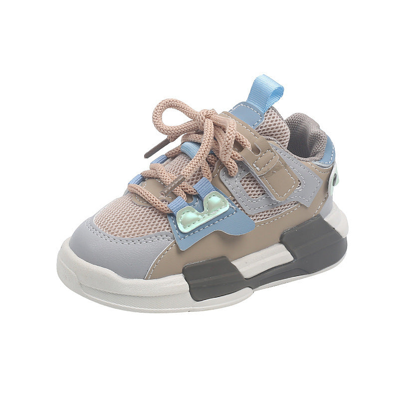 Damen Gepolsterte Freizeit‑Sneaker mit Mesh‑Einsätzen und dämpfender Plateausohle Echoarchiv
