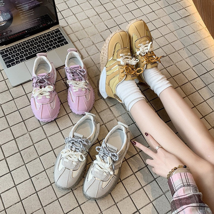 Damen Chunky Sneaker mit rutschfester Sohle und atmungsaktivem Obermaterial Echo Archiv