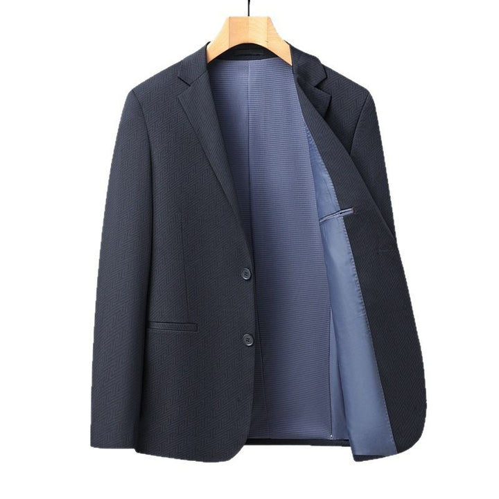 Herren eleganter Blazer mit strukturiertem Design und modernen Akzenten Echoarchiv