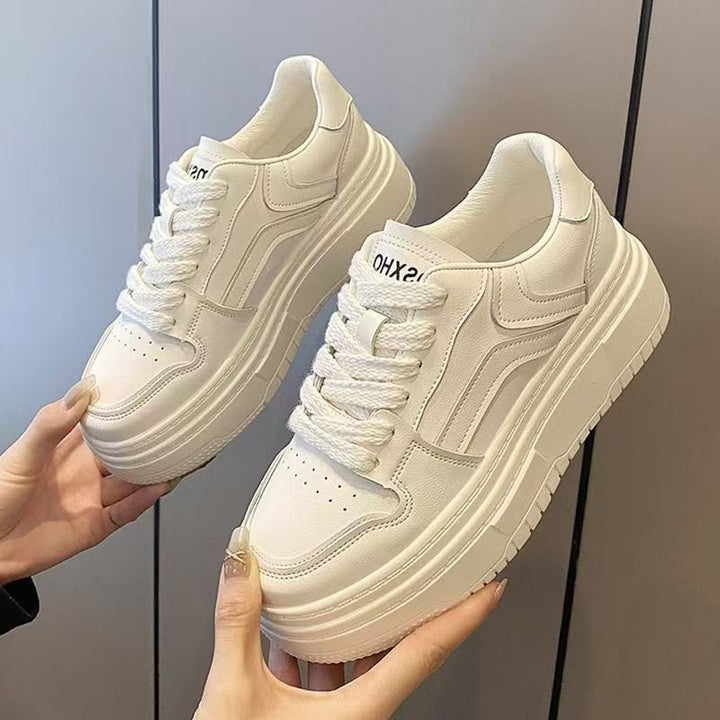 Damen Elegante und modische Sneakers mit hoher Plateausohle Echo Archiv