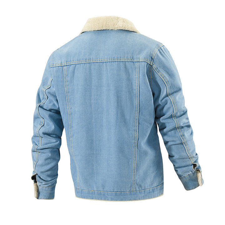 Herren Fleecegefütterte Jeansjacke Echo Archiv