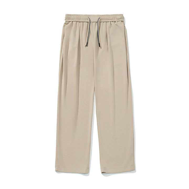 Unisex Weite Lounge-Palazzo-Hose mit Kellerfalten, elastischem Bund und Kordelzug Echo Archiv