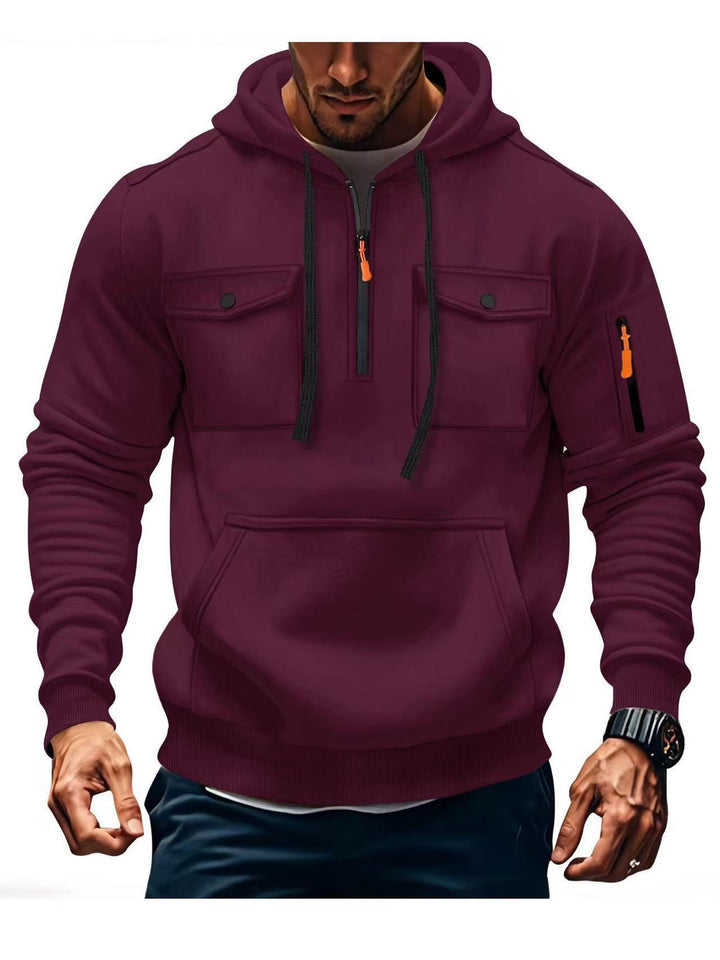 Herren Funktions Hoodie mit praktischen Taschen Echoarchiv