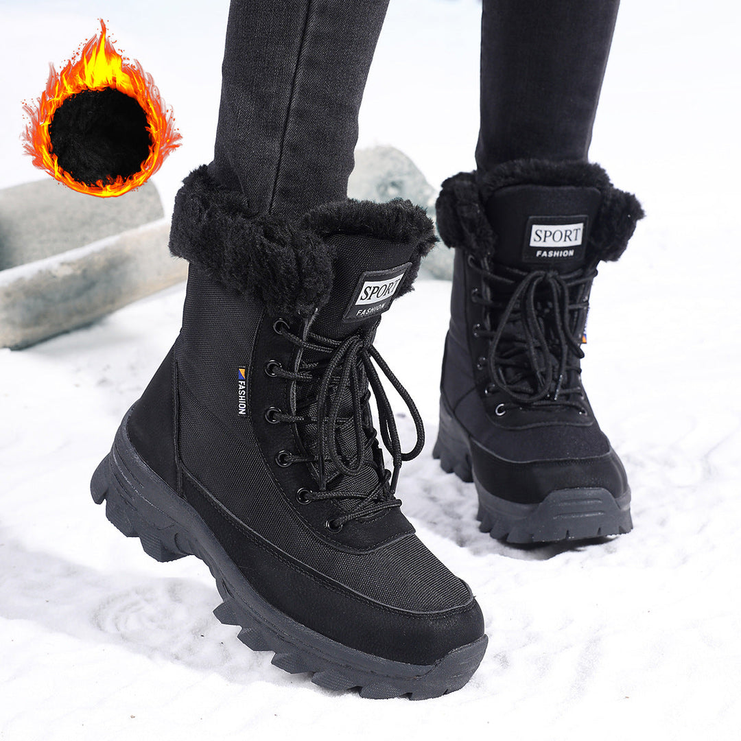 Damen Thermo-Winterstiefel mit isolierendem Futter und rutschfester Sohle Echoarchiv