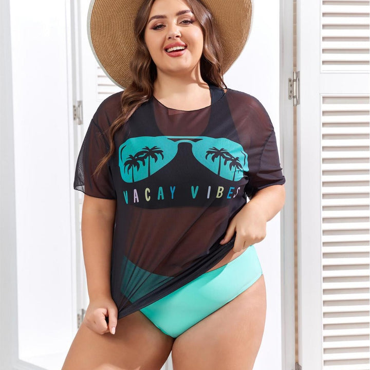 Damen Freizeit-Bikini-Set mit Netzoberteil Echo Archiv