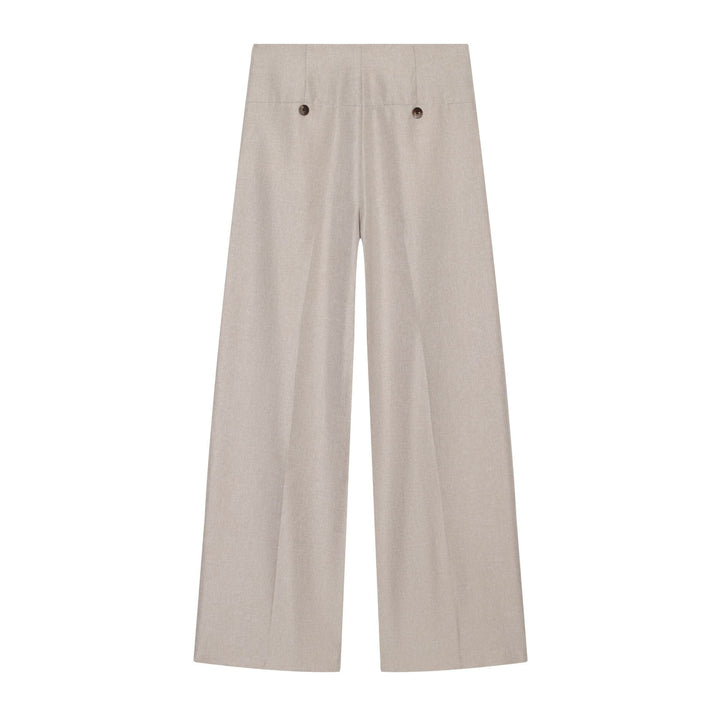 Damen nan weite Palazzo-Hose mit hoher Taille und Bügelfalte Echo Archiv