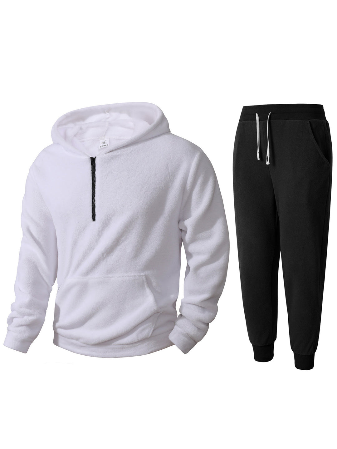 Herren kuscheliges Fleece-Hoodie und Jogginghose Set Echoarchiv