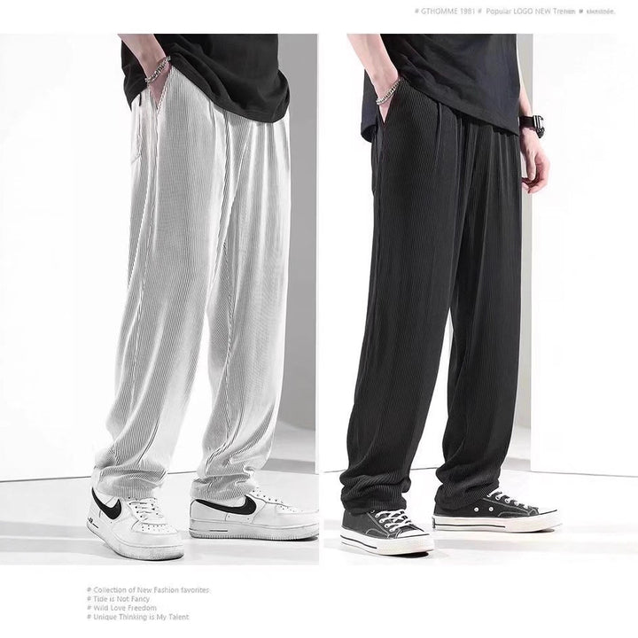 Herren Legere Plissee-Hose Echoarchiv