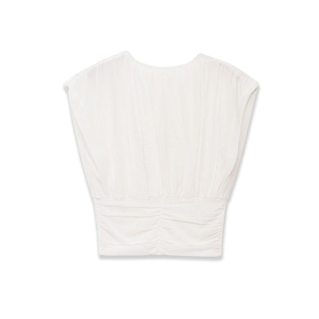 Damen modisches Oversize-Top mit raffiniertem Bund Echo Archiv
