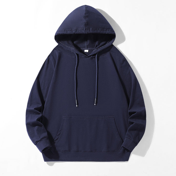 Unisex Oversize Kapuzenpullover aus schwerem Baumwollfleece mit Kängurutasche und verstellbarem Tunnelzug Echo Archiv