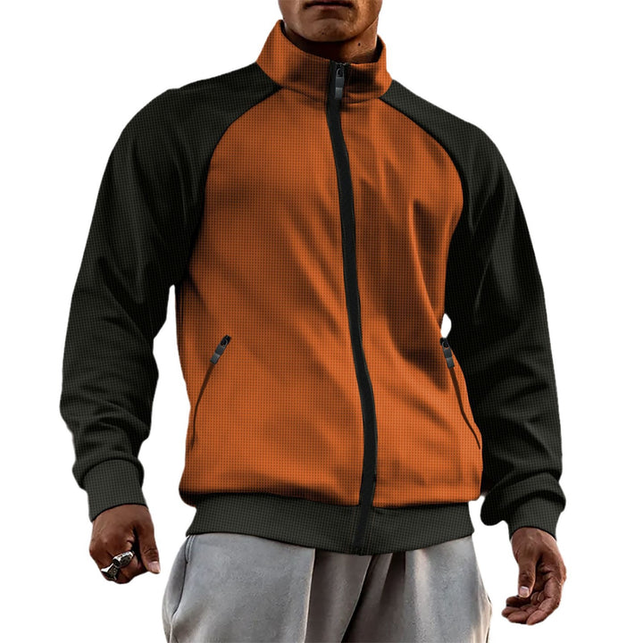 Herren Sportjacke mit hochschließendem Kragen und ergonomischen Einsätzen Echoarchiv