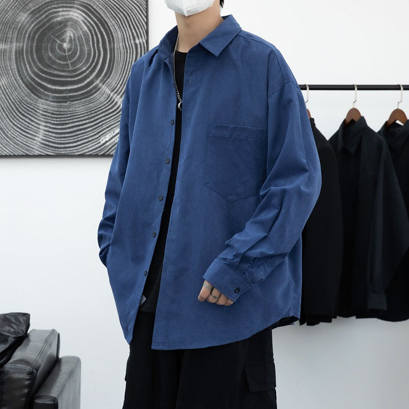Herren Overshirt aus lässigem Baumwollstoff mit praktischer Brusttasche Echoarchiv