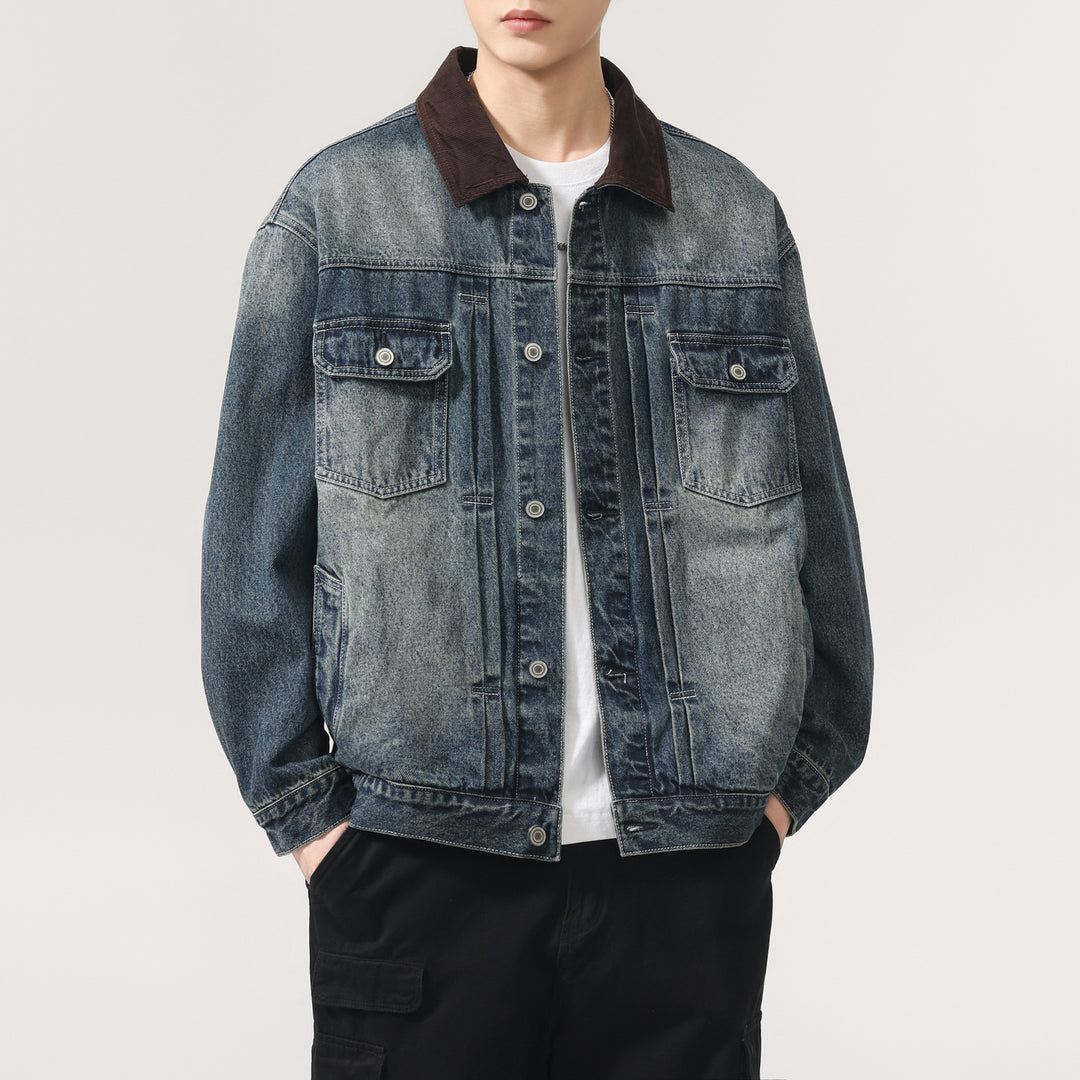 Herren Designer Jeansjacke Echoarchiv