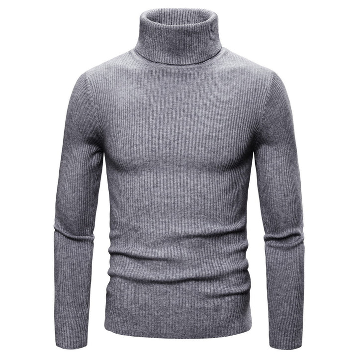 Herren Warmer Rollkragenpullover aus feinem Strick Echoarchiv