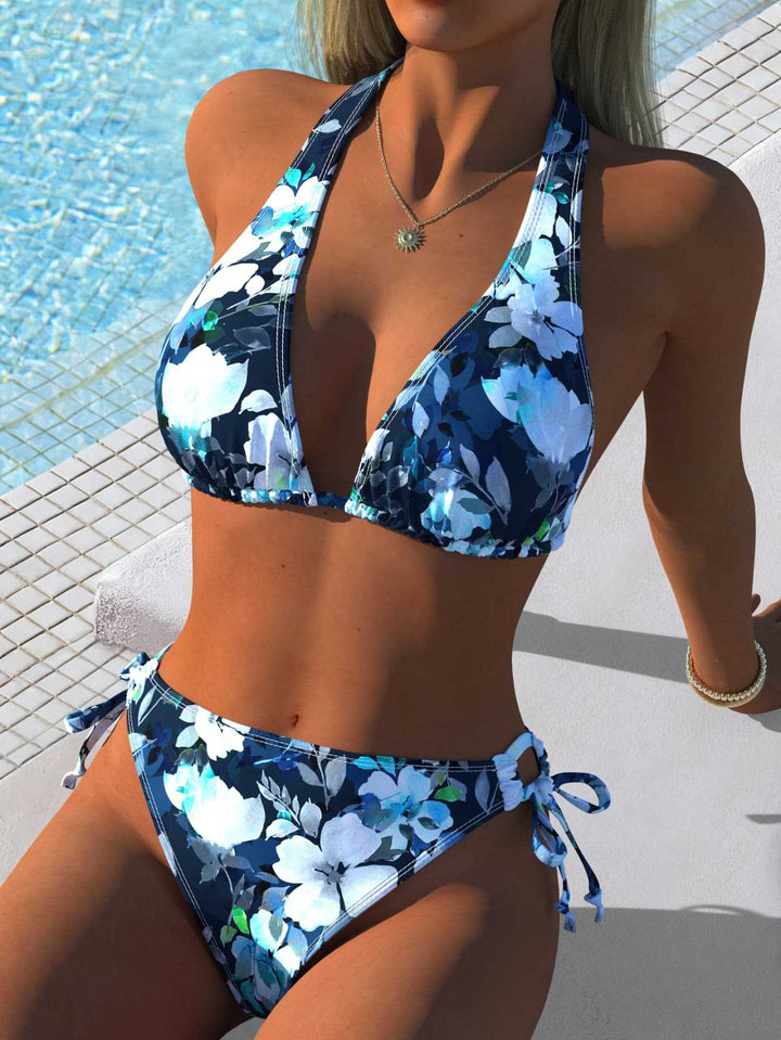 Damen Triangel-Bikini mit elegantem Animal-Print und verstellbaren Trägern Echo Archiv