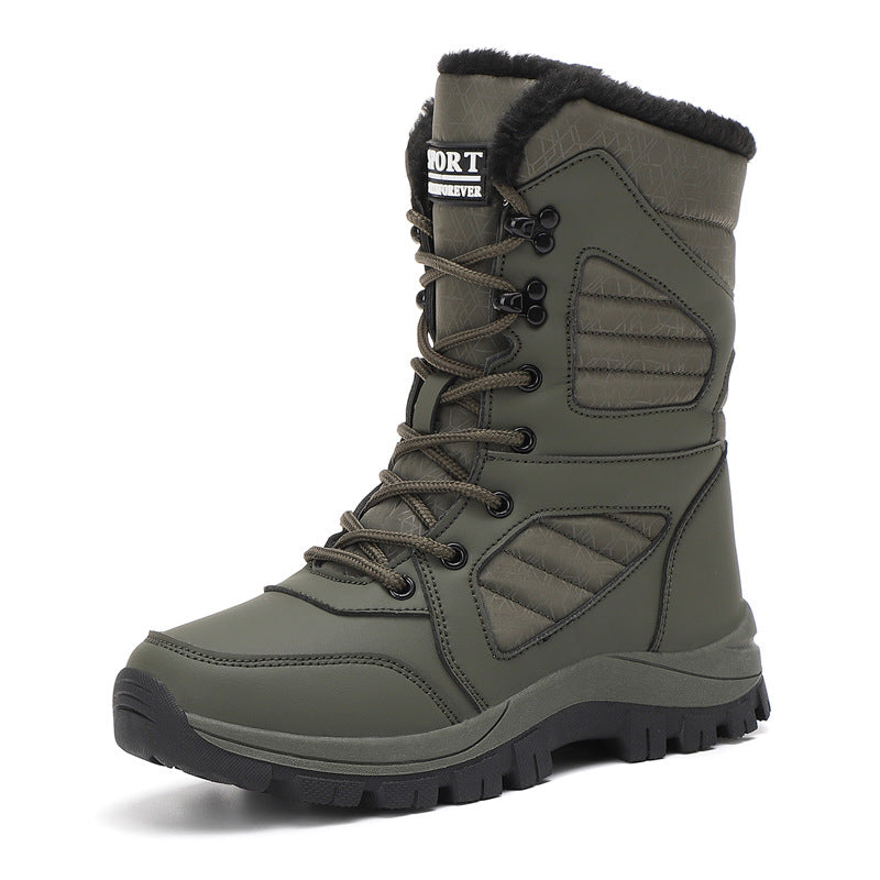 Damen Thermo-Schneestiefel mit gesteppter Isolierung, Teddyfutter und griffiger Profilsohle Echo Archiv