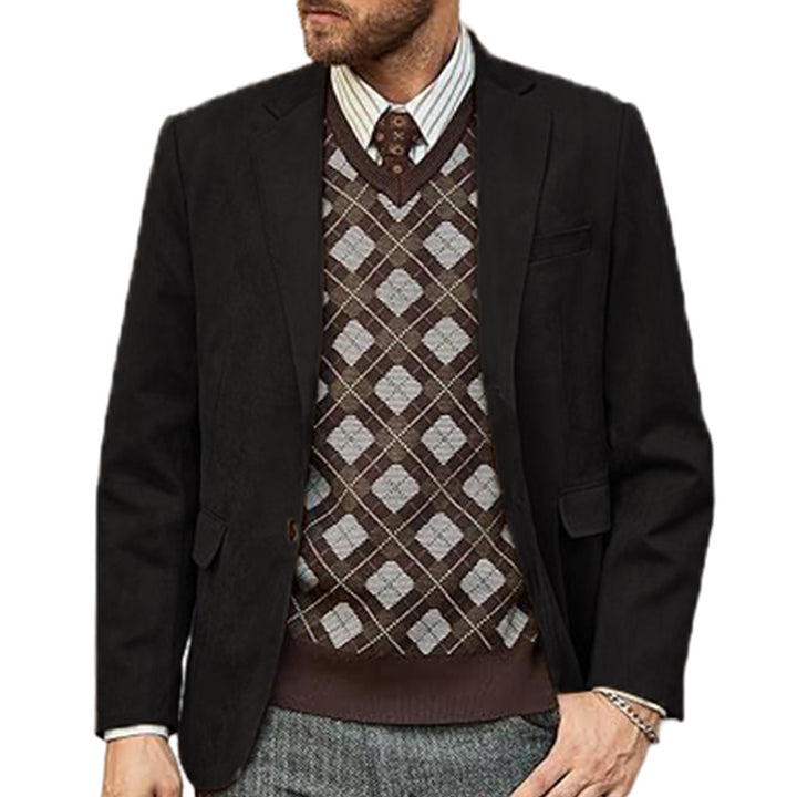 Herren eleganter Sportblazer mit modernem Schnitt und feinen Details Echoarchiv
