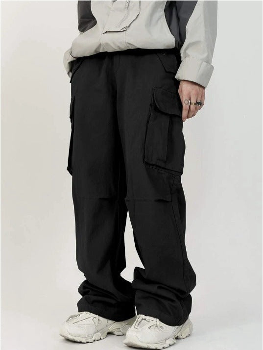 Herren Weite Utility‑Cargohose mit Multifunktions‑Taschen & legerer Baggy‑Passform Echo Archiv