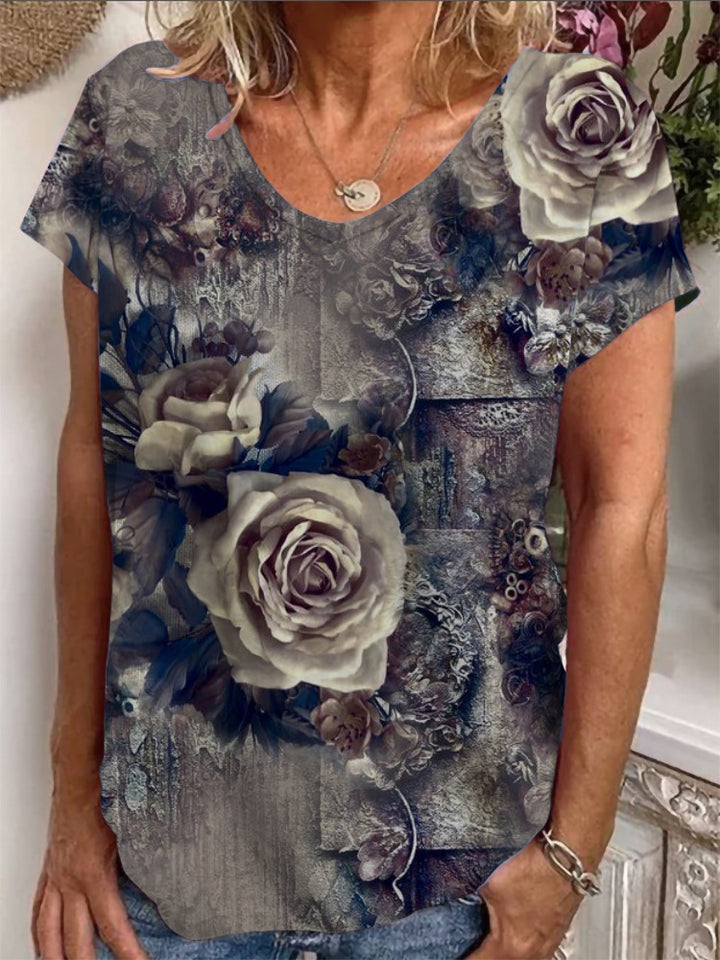Damen Lockere Bluse mit buntem Paisleymuster Echo Archiv