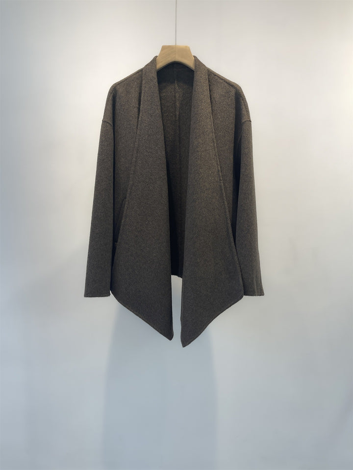 Damen Gemütlicher Offener Strickcardigan Echoarchiv